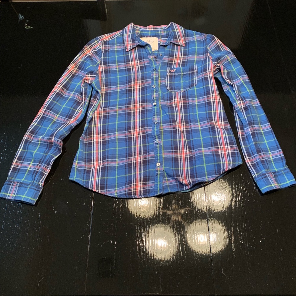 EUC Hollister Flannel Shirt